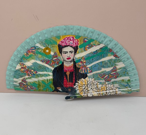 Abanico Frida Mariposas