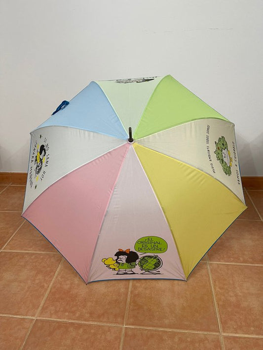 Paraguas Mafalda Mango Azul