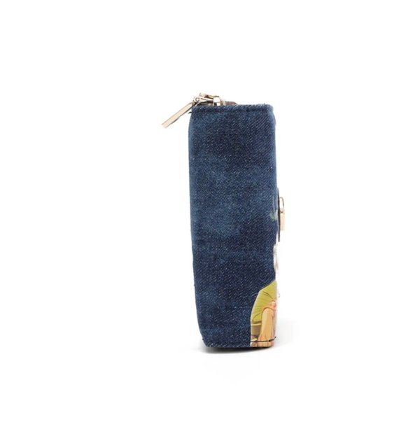 Cartera Plegable Corazon de Denim (Akiko la Belleza) Nicole Lee