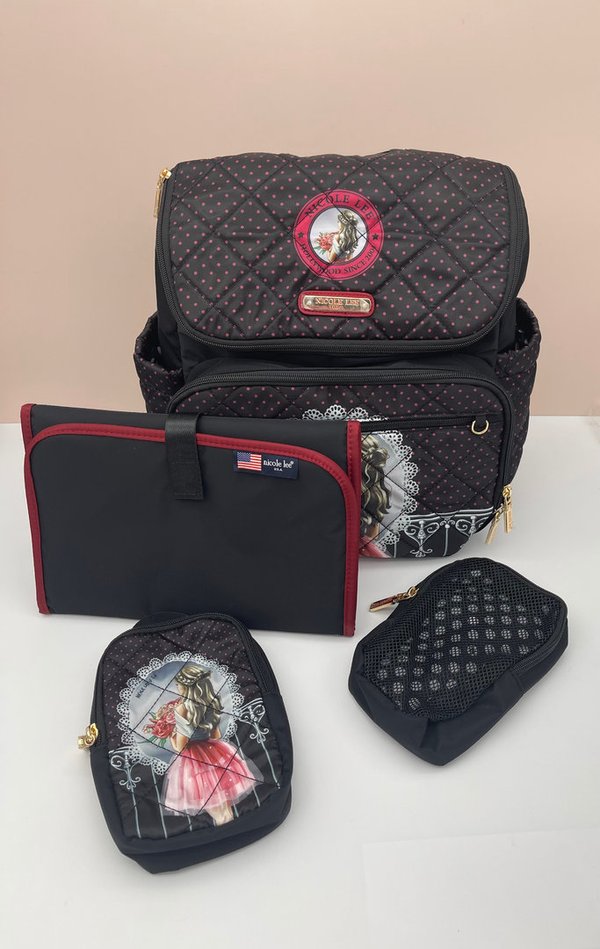Mochila con Accesorios Adaptable Carrito Bebe Nicole Lee