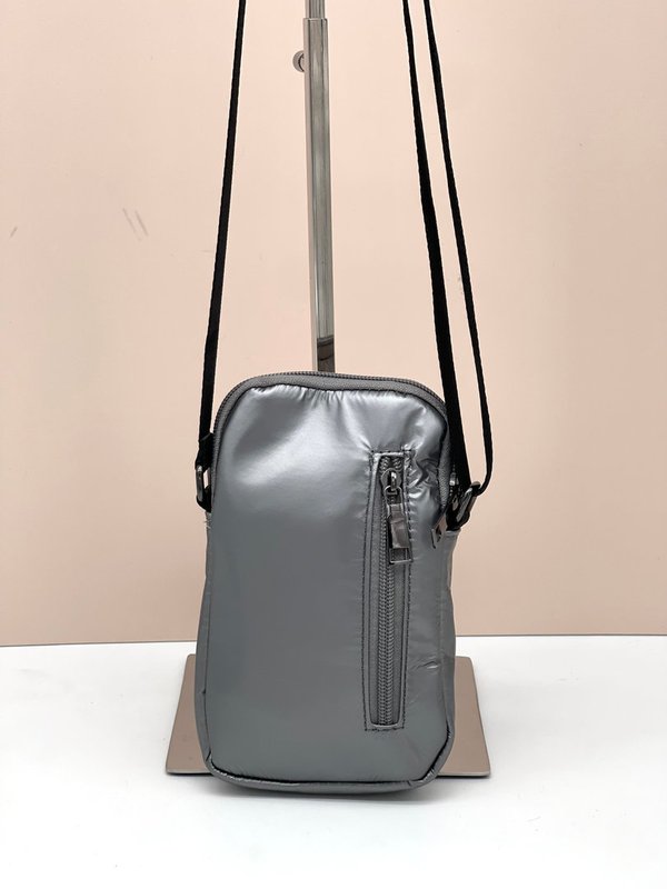 Bolsito para Móvil Gris Metalizado