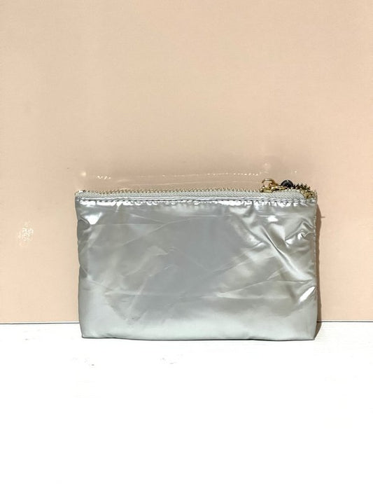 Monedero Acolchado Plata