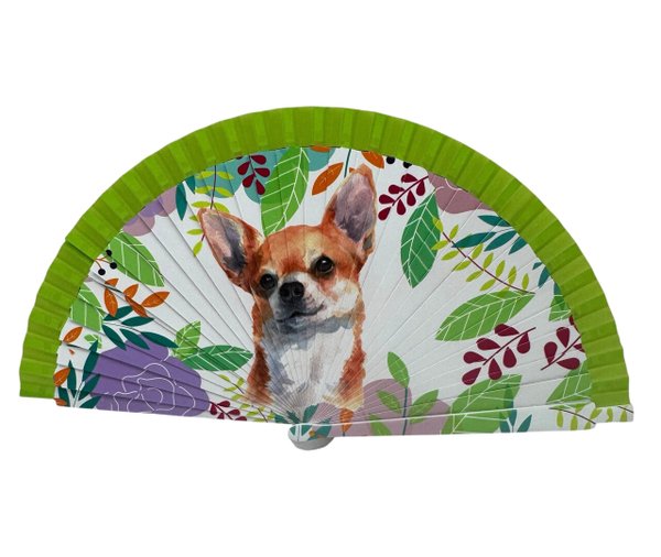 Abanico Perrito Filo Verde