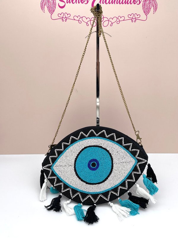 Cartera de Mano/bandolera Étnica Ojo