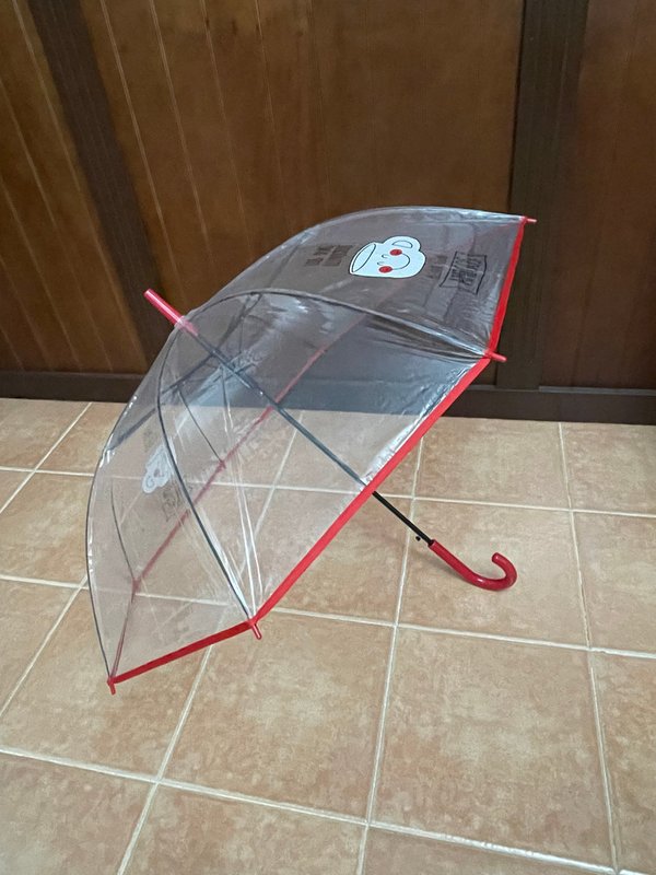 Paraguas Transparente Tipo Seta Frase