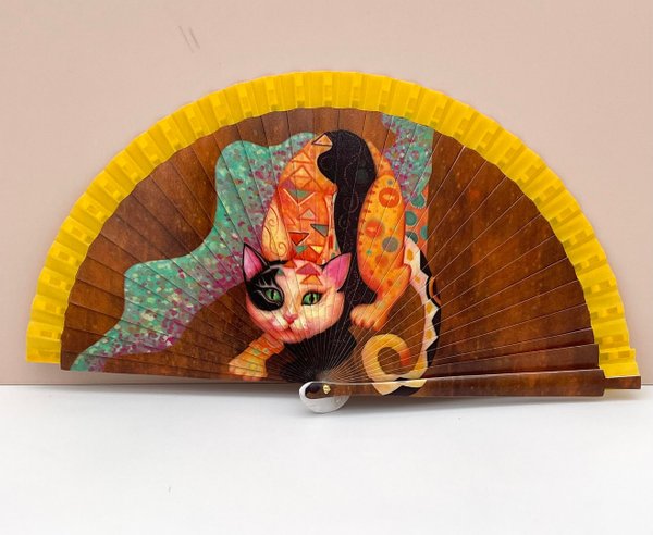 Abanico Gatito Colores