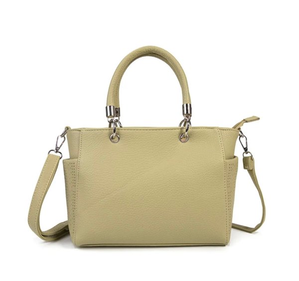 Bolso de Mano / Bandolera Apliques (Verde)