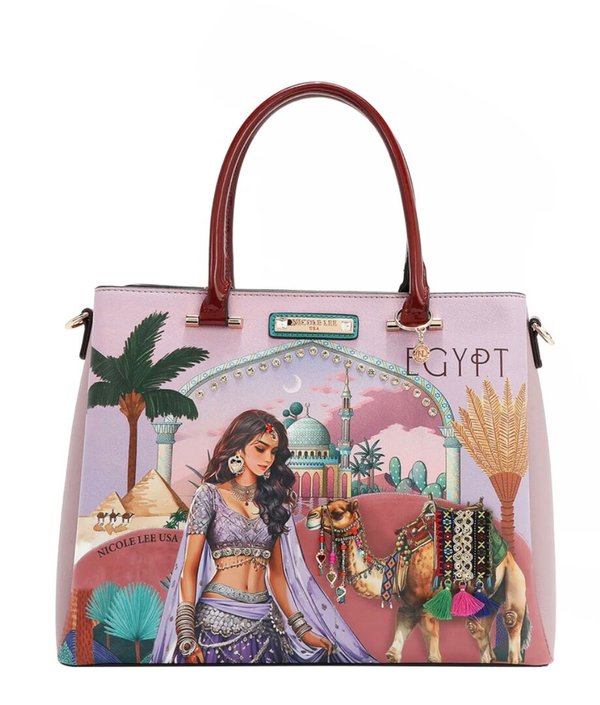 Bolso Satchel (Queen Cleopatra) Nicole Lee