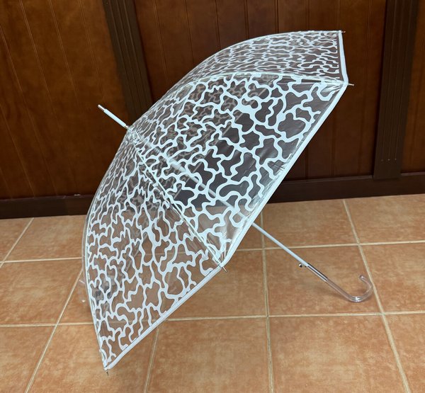 Paraguas Grande Inspiración Osito Tous blanco