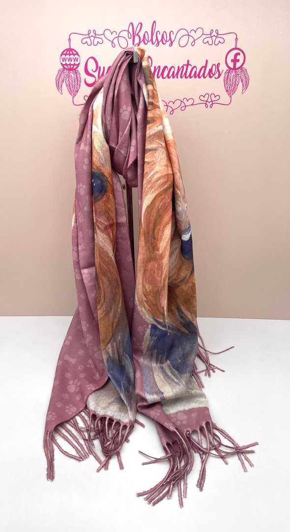 Pañuelo Rosa Perrito