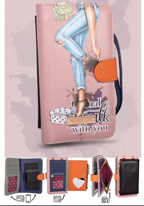 Funda de Movil con Función de Bandolera Nicole Lee