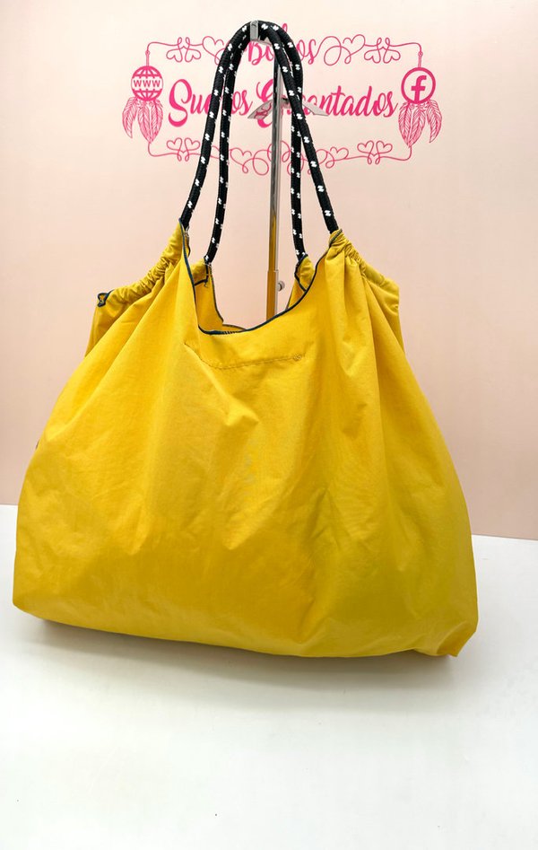 Bolsa Grande Multifuncional Mostaza
