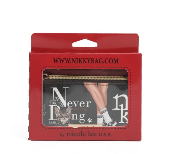 Monedero Dos Cremalleras Nikky "Never Be Shy"