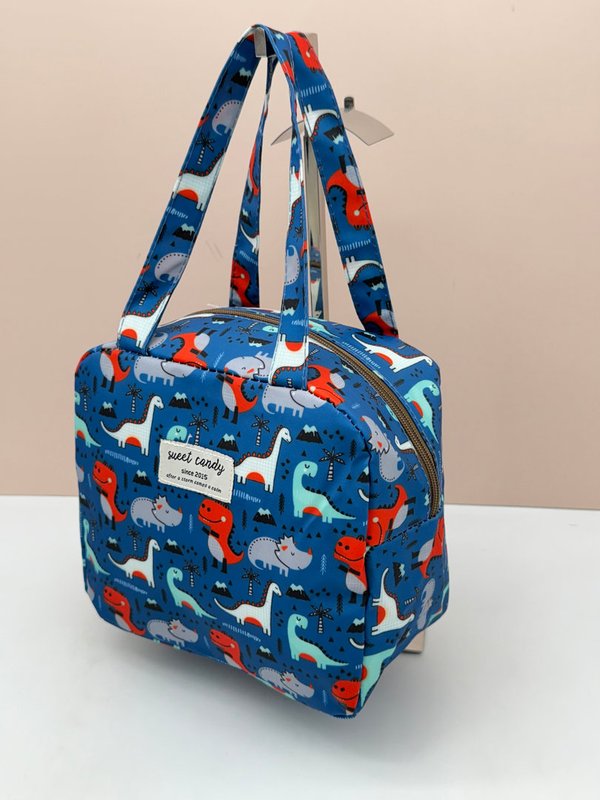 Nevera / Bolsa Térmica Sweet Candy Estampado Cuadros de Dinosaurios