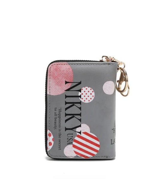 Porta Tarjetas con Cremallera Tipo Acordeón (Ciega por Ti) Nikky