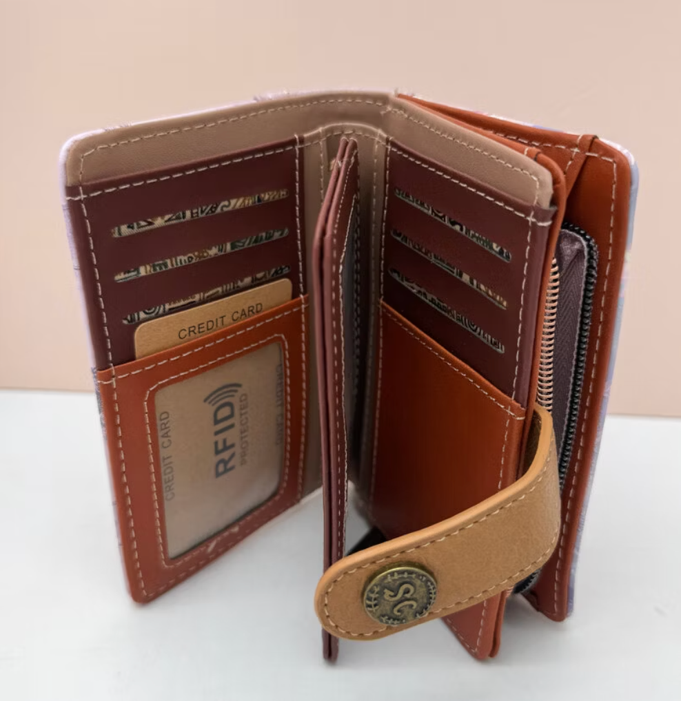 Cartera Billetera Sweet Candy Lila (mediana)