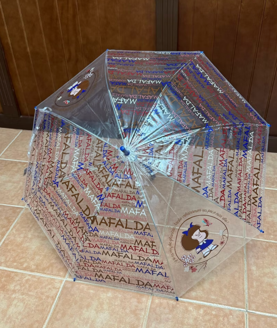 Paraguas Mafalda Transparente