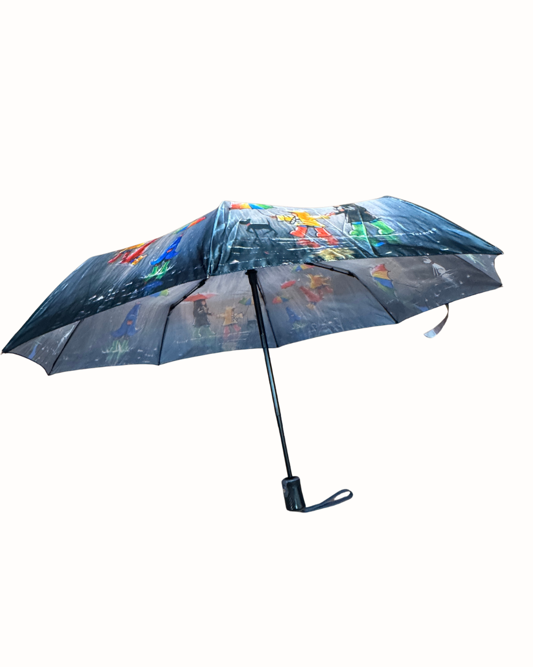 Paraguas Plegable de Diseño "Paseo Bajo la Lluvia" – Resistente, Automático y Ultra Ligero