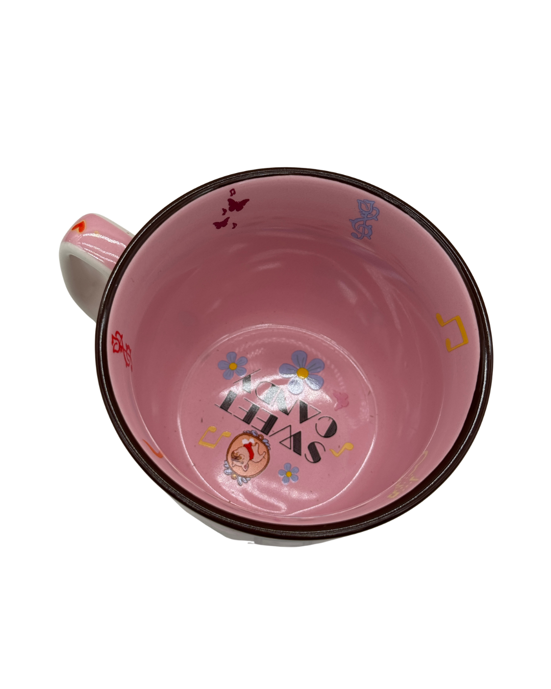 Taza Sweet Candy de Porcelana - Diseño Girl & City - 360ml con Caja de Regalo