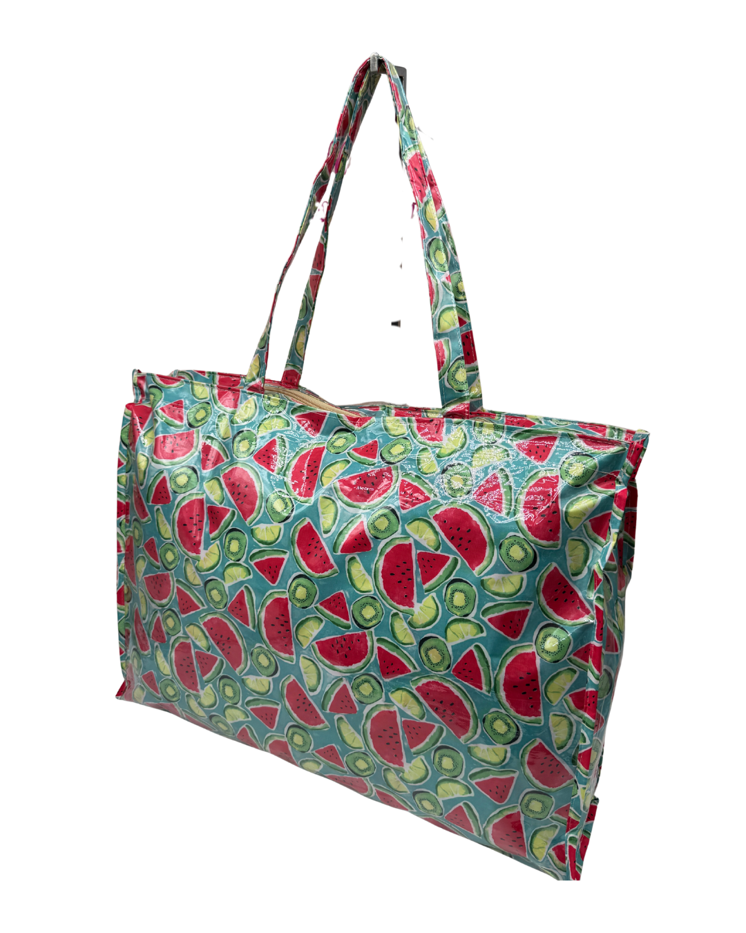 Bolso de Playa Maxi XL Impermeable - Estampado Tropical "Tutti Frutti"