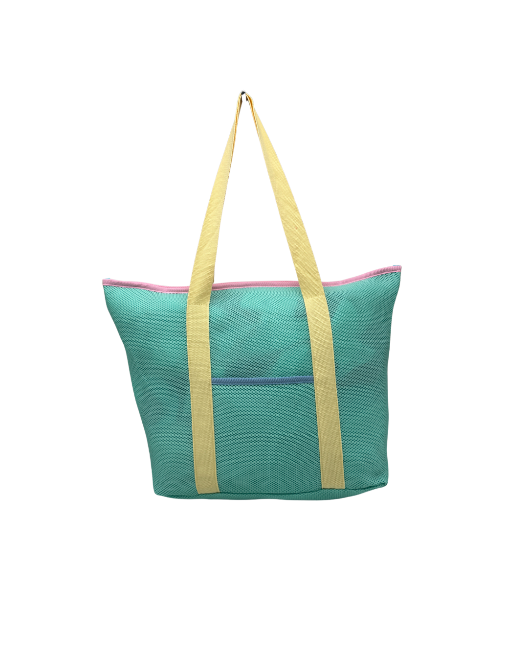 Bolso de Playa "Summer Breeze" - Malla Transpirable con Doble Bolsillo Exterior