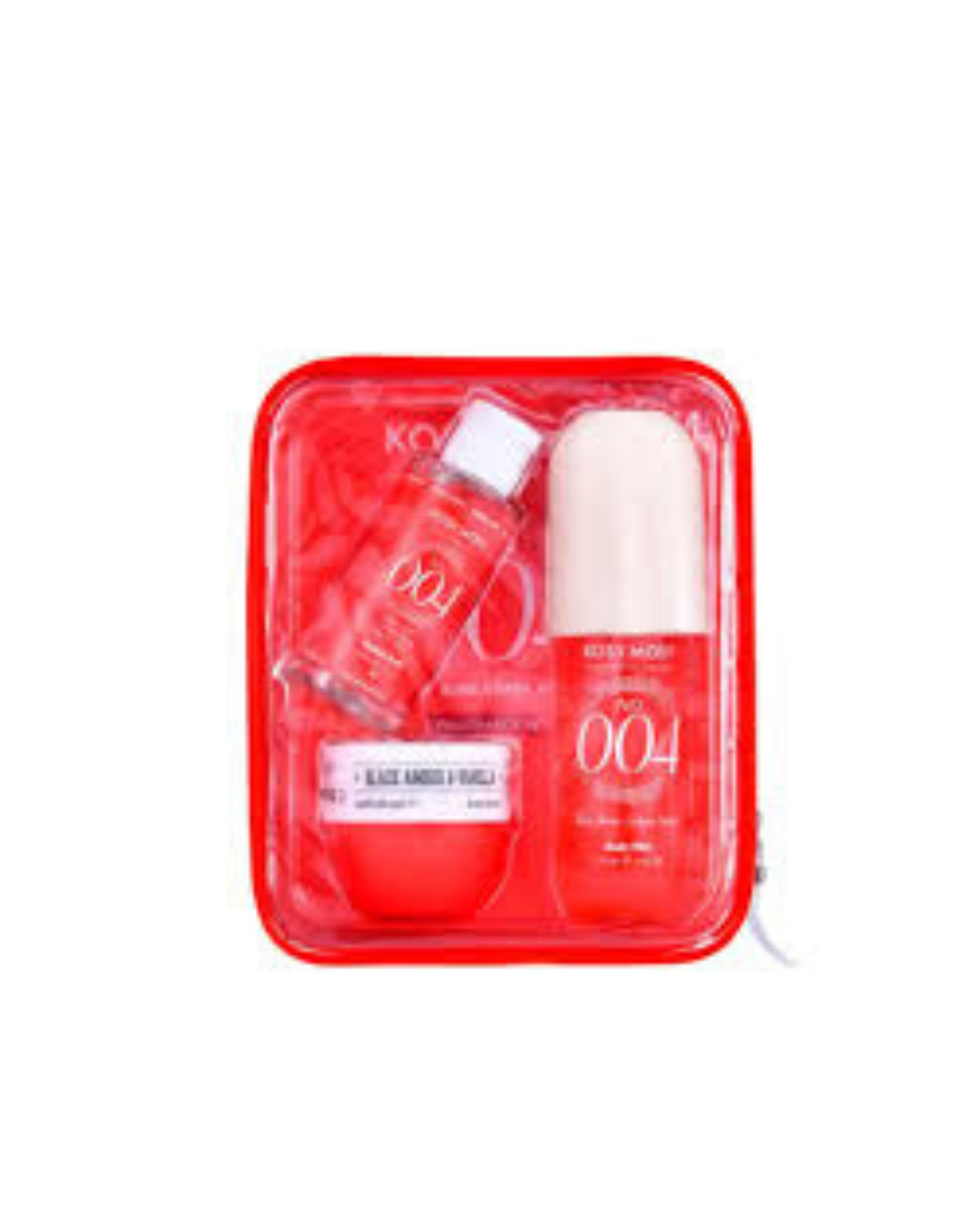 Set Corporal Kosei Mosi No. 004 – Kit Bruma, Crema y Gel de Baño con Neceser de Viaje