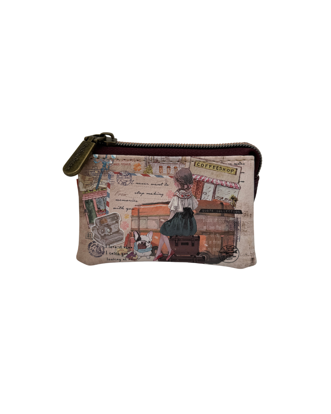 Monedero Pequeño Sweet Candy y Diseño Vintage para Mujer