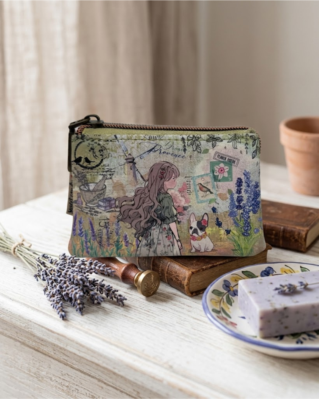 Monedero Pequeño Sweet Candy y Diseño Vintage para Mujer