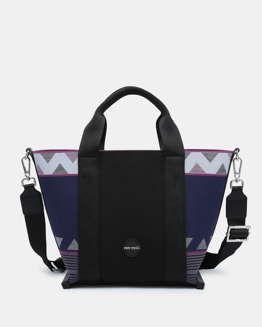Bolso Shopper Pepe Moll Mujer con Bolso Interior Extraíble – Estampado Geométric