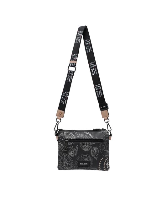 Bandolera Pepe Moll Blanca con Corazones y Estampado