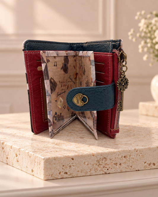 Cartera monedero Sweet Candy vintage con caja