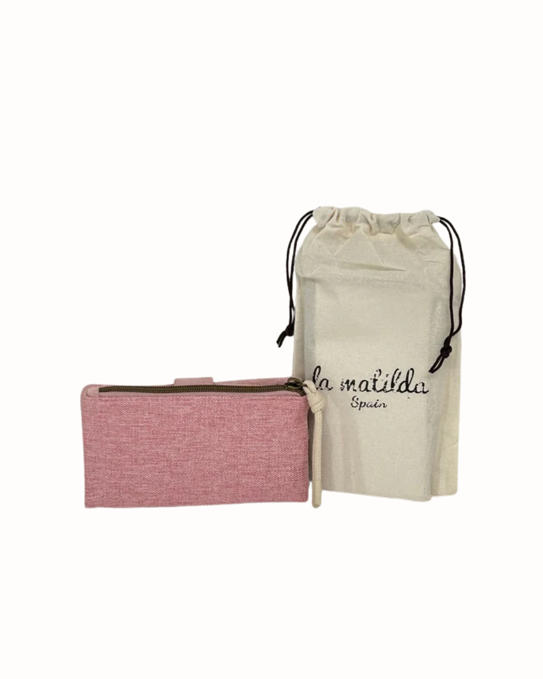 Cartera Grande La Matilda Unicolor Rosa