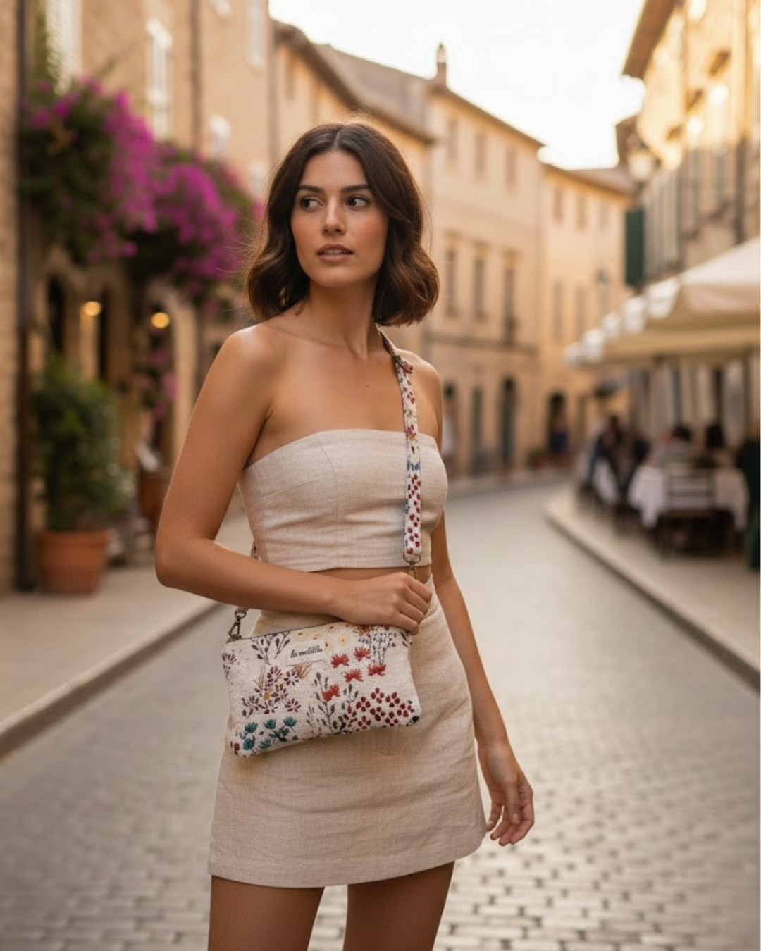 Bolso Bandolera La Matilda Flores