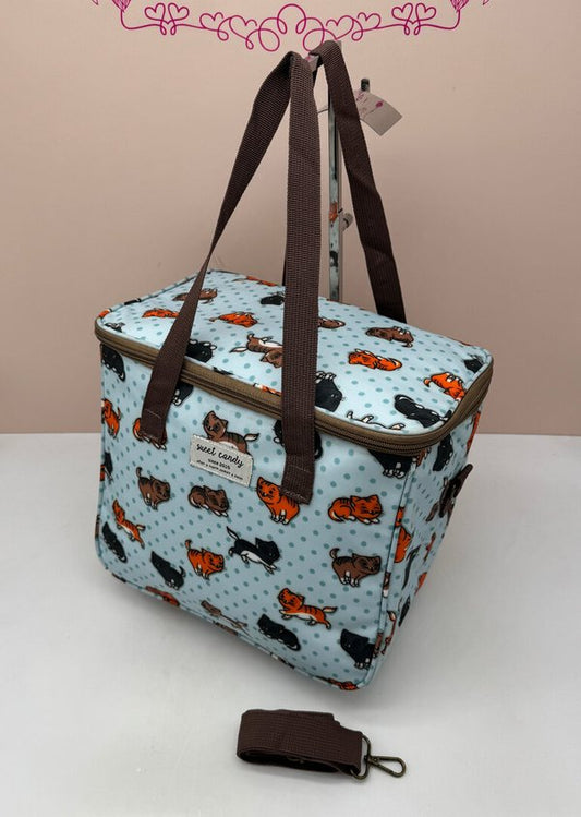 Nevera / Bolsa Térmica Sweet Candy Grande, Estampado Perritos de Colores