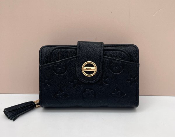 Cartera Negra Tarjetero Extraible