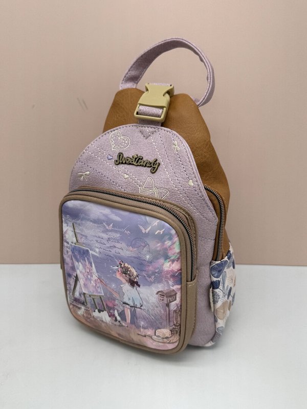 Mochila Antirrobo Sweet Candy Lila