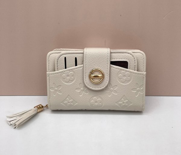 Cartera Beige Tarjetero Extraible
