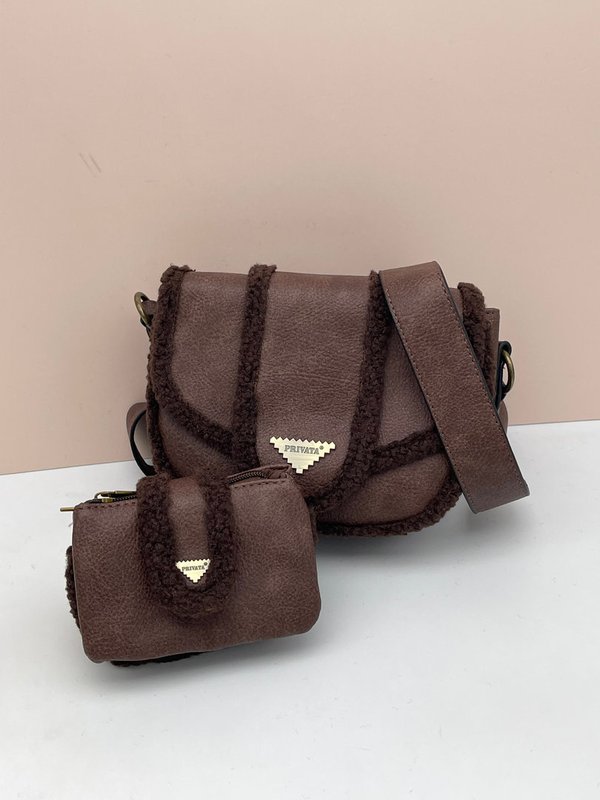 Kit Bandolera Privata/ Monedero Borreguito