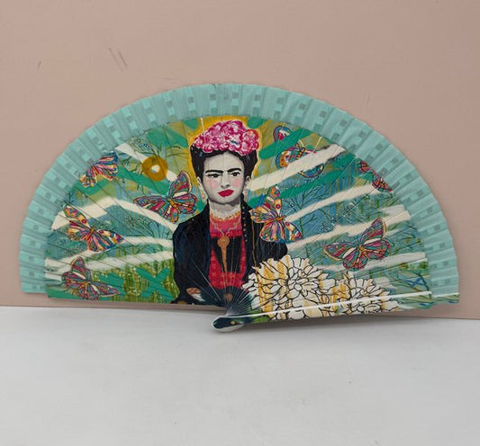 Abanico Frida Mariposas