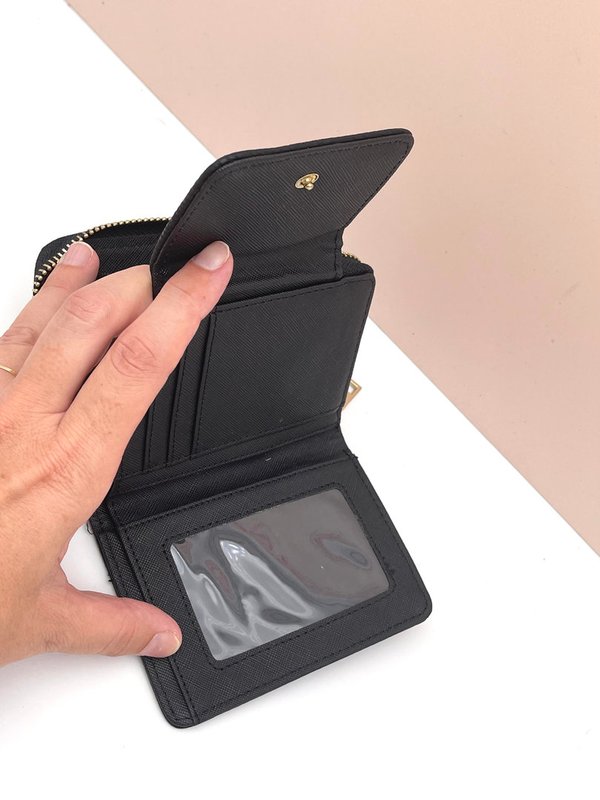 Cartera Negra Solapa