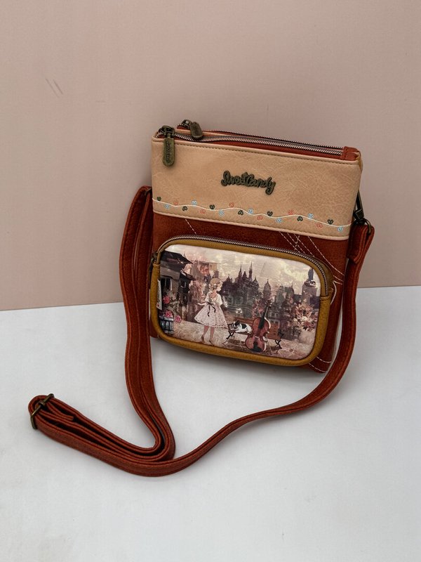 Bandolera 3 Compartimentos Sweet Candy Marrón