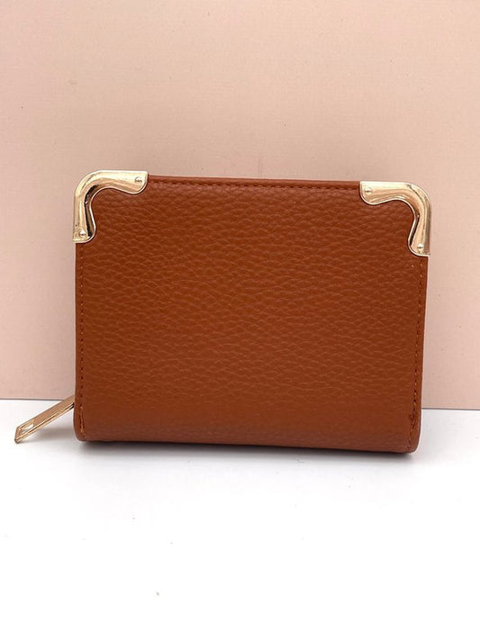Monedero Marrón y Dorado