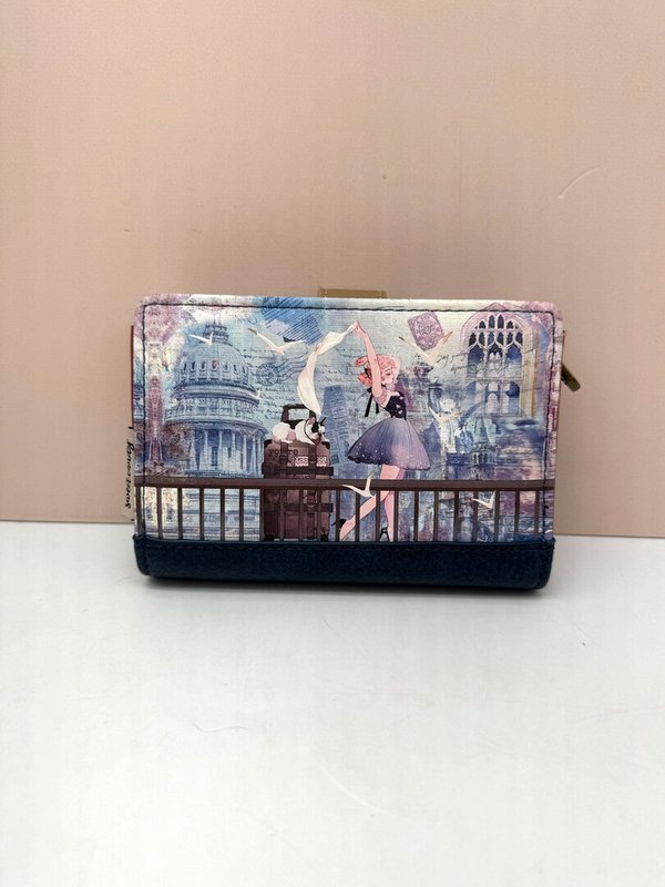 Cartera Billetera Sweet Candy Azul (Mediana)