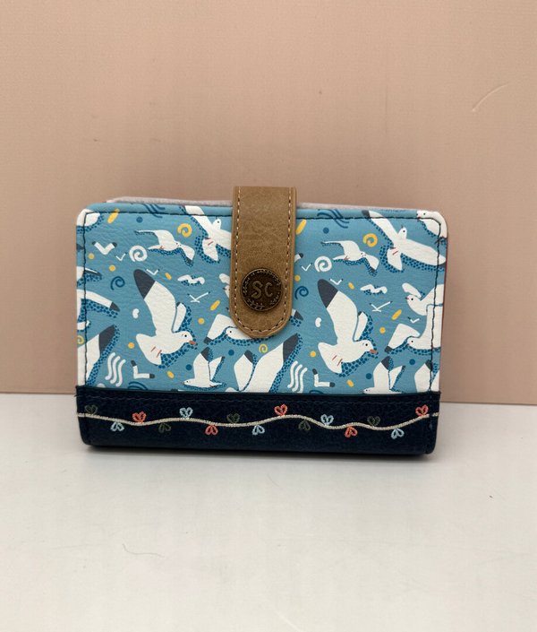 Cartera Billetera Sweet Candy Azul (Mediana)