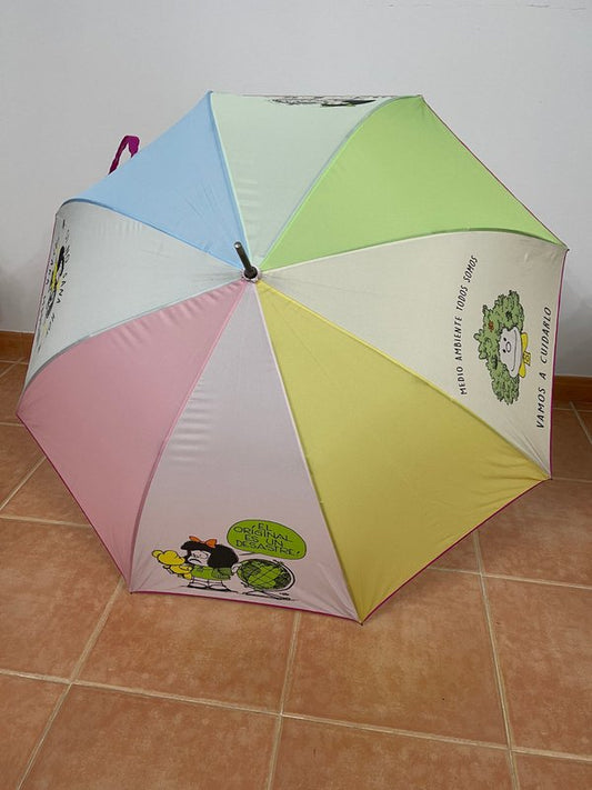 Paraguas Mafalda Mango Rosa