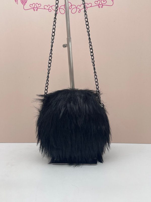 Bolso Bandolera Redondo de Pelito