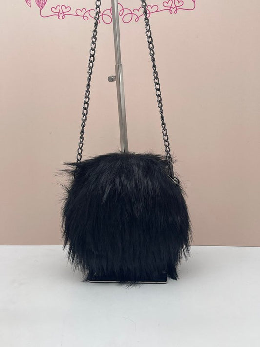 Bolso Bandolera Redondo de Pelito