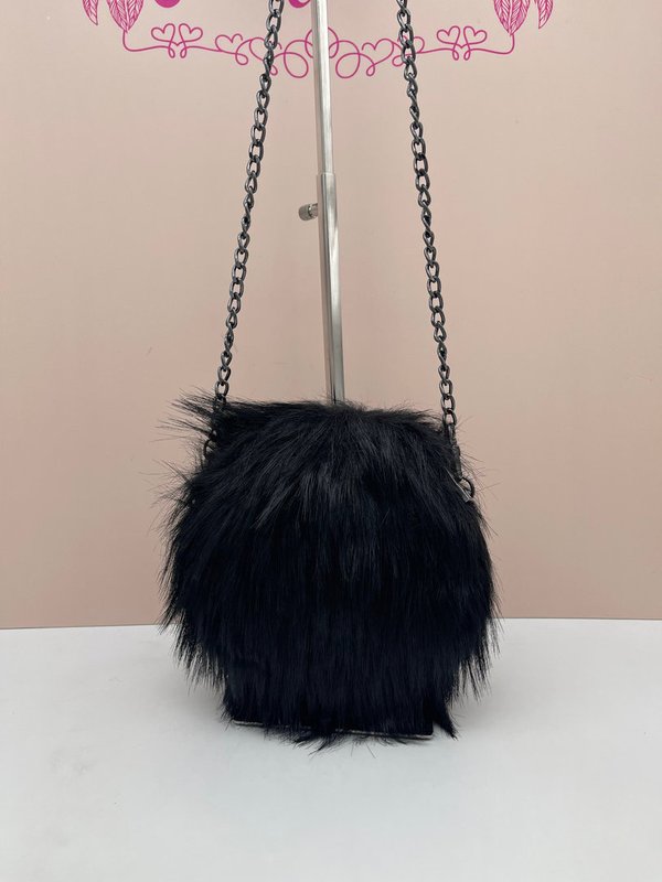 Bolso Bandolera Redondo de Pelito