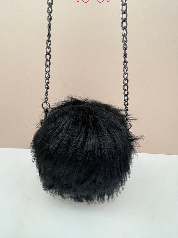 Bolso Bandolera Redondo de Pelito