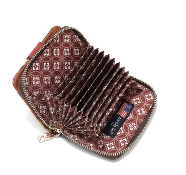 Cartera Plegable Corazon de Denim (Akiko la Belleza) Nicole Lee